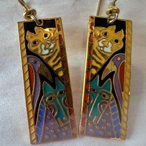 Laurel Burch Jungle Friends Earrings